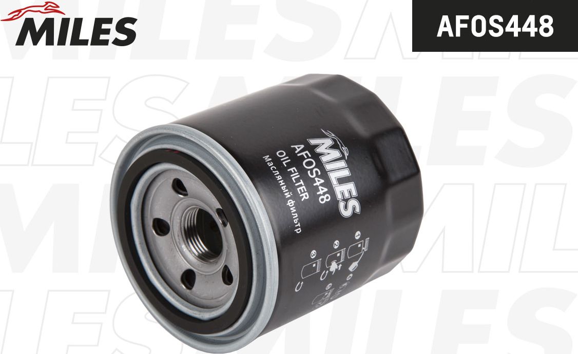 Масляный фильтр Miles. Артикул AFOS448