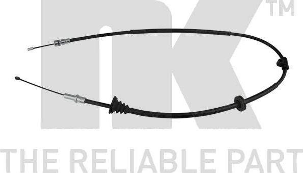 Трос ручника (тросик ручного тормоза) NK задний для Volvo 850 1991-1996. Артикул 904832