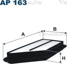 Воздушный фильтр Filtron. Артикул AP 163