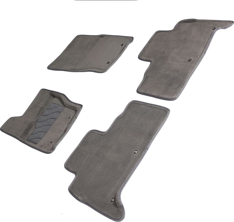 Коврики Seintex 3D ворсовые для салона Land Rover Discovery V 2017-2026 Серые. Артикул 89024