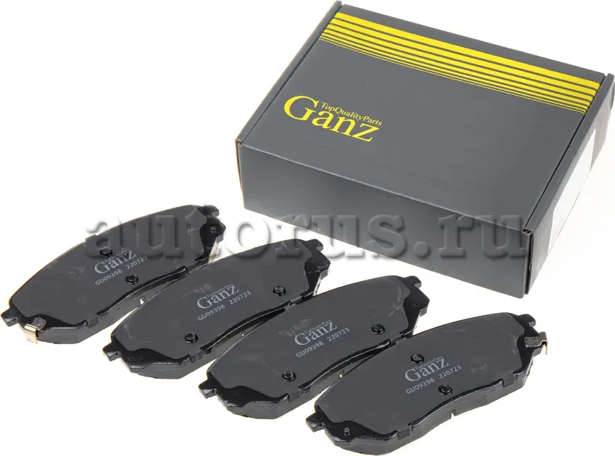 Колодки передние (Ganz). Артикул GIJ09398