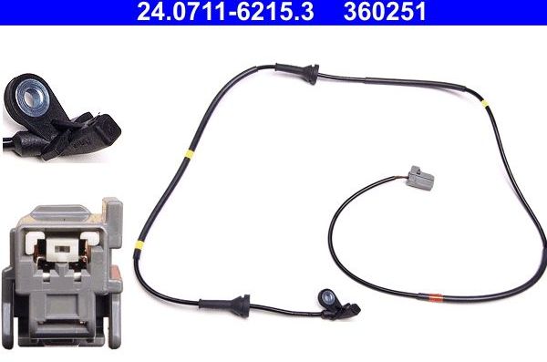 Датчик ABS ATE задний левый для Volvo XC90 I 2002-2014. Артикул 24.0711-6215.3