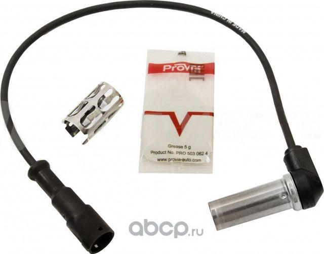 Датчик АБС ГАЗ,КАМАЗ,МАЗ,НЕФАЗ,УРАЛ тормозной системы L=1000мм угловой PROVIA Provia. Артикул PRO0320010