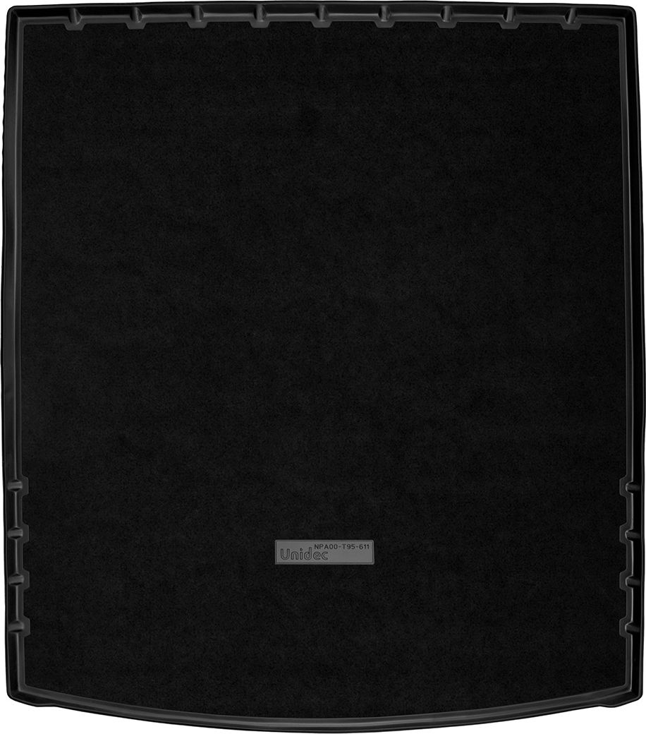 Коврик комбинированный Норпласт для багажника Volkswagen Teramont (7 мест, разложенный 3 ряд) 2017-2026. Артикул NPA00-T95-611-CM