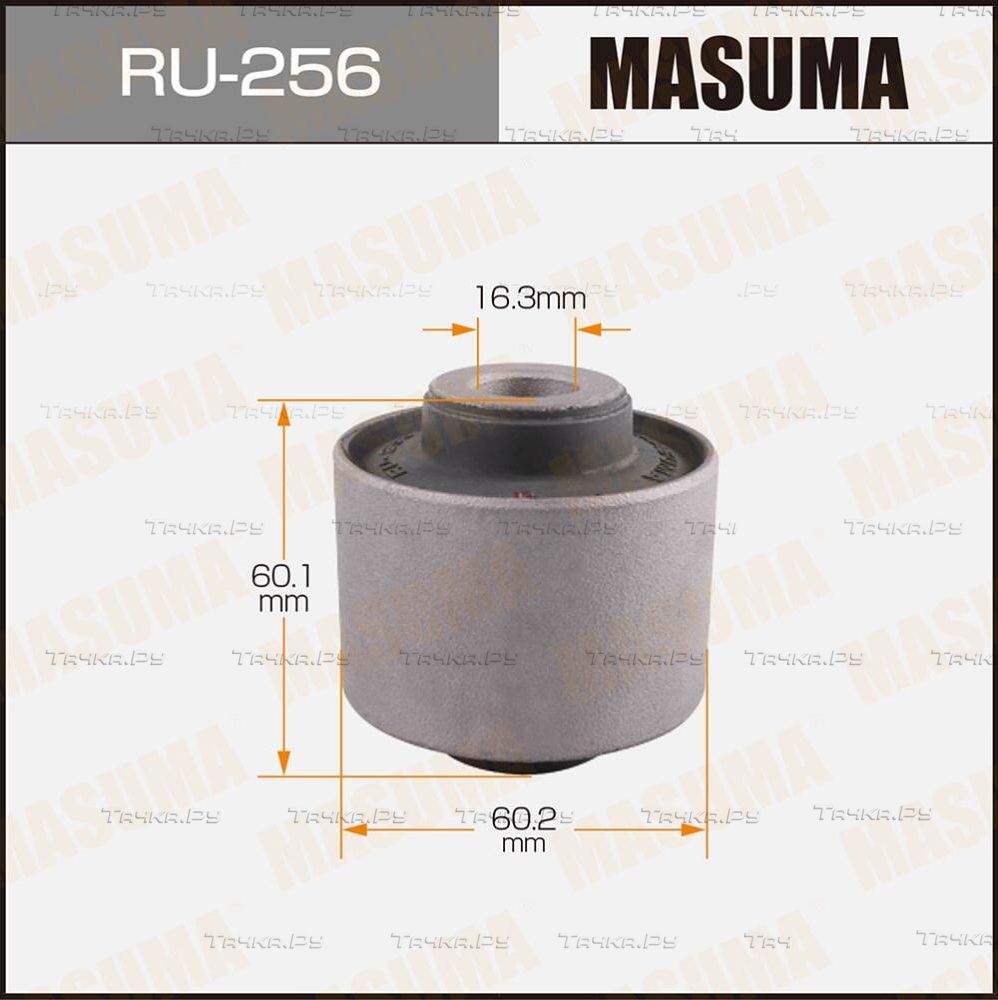 Сайлентблок заднего рычага подвески Masuma правый/левый для Mitsubishi Pajero II 1990-2000. Артикул RU-256