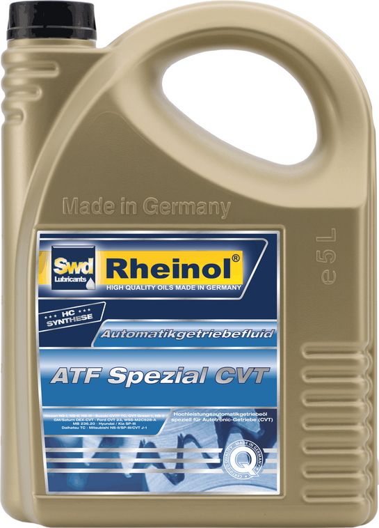 Транс. масло ATF Spezial CVT (5л) для бесступенчатых (вариаторных) АКП (Rheinol). Артикул 30632,580