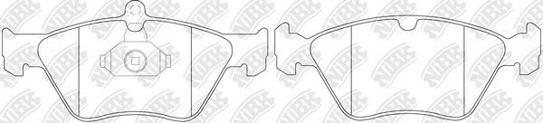 Тормозные колодки NiBK. Артикул PN0033