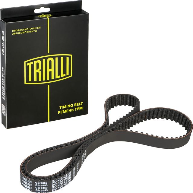 Ремень ГРМ Trialli (HNBR (Hydrierter Acryl-Nitril-Butadien-Kautschuk)) для Chevrolet Corsa 1997-2002. Артикул GB 9053