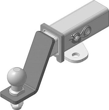 Фаркоп Oris (ранее Bosal) для Exeed TXL 2020-2026 (американский квадрат). Артикул 7616-E