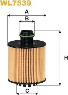 Масляный фильтр WIX Filters. Артикул WL7539