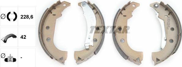 Тормозные колодки Textar. Артикул 91064700