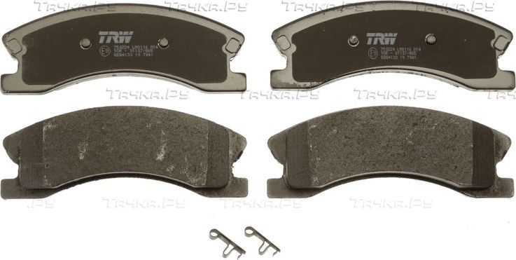 Тормозные колодки TRW COTEC. Артикул GDB4133