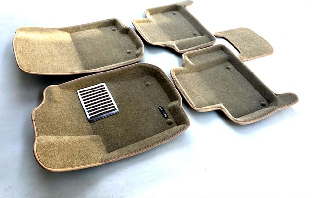 Коврики текстильные Euromat 3D Lux для салона Mercedes-Benz M-Класс (ML) W166 2012-2015 Бежевые. Артикул EM3D-003517T