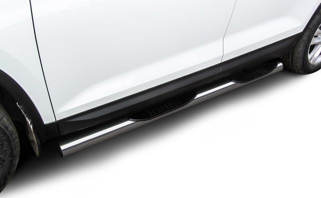 Пороги Slitkoff труба d76 с проступями для Skoda Kodiaq 2016-2026. Артикул SKKOD-003