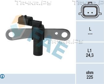 Датчик положения коленвала FAE для Dacia Sandero I 2011-2012. Артикул 79328