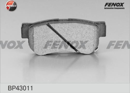 Тормозные колодки Fenox. Артикул BP43011