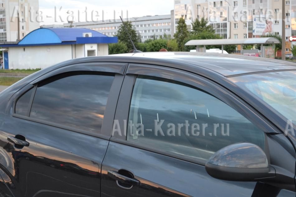 Дефлекторы Cobra Tuning для окон Chevrolet Aveo II седан 2011-2020. Артикул C31711