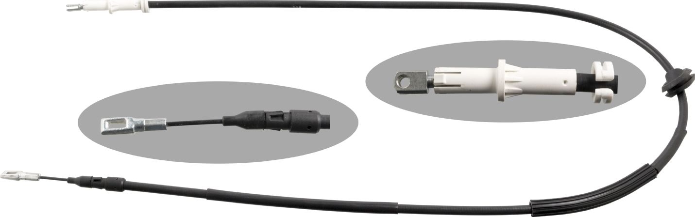 Трос ручника (тросик ручного тормоза) Febi Bilstein. Артикул 26466