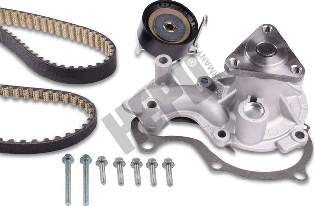Помпа (водяной насос) с комплектом ремня ГРМ Hepu для Ford B-MAX 2012-2012. Артикул PK02610