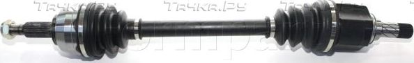 Полуось (привод в сборе, приводной вал) Formpart. Артикул 22380142/S