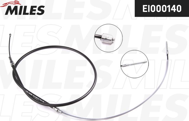 Трос ручника (тросик ручного тормоза) Miles. Артикул EI000140
