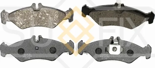 Колодки тормозные дисковые | зад прав/лев | (Sufix). Артикул SX-1730
