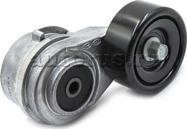 Натяжной ролик (натяжитель) приводного поликлинового ремня Hyundai / KIA. Артикул 252812B030FFF