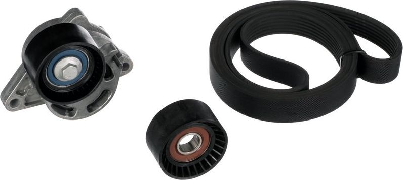 Приводной ремень поликлиновой с роликами (комплект) Gates Micro-V® Kit. Артикул K027PK1793