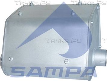 Глушитель (задняя часть) Sampa для MAN F2000 1994-2000. Артикул 021.184