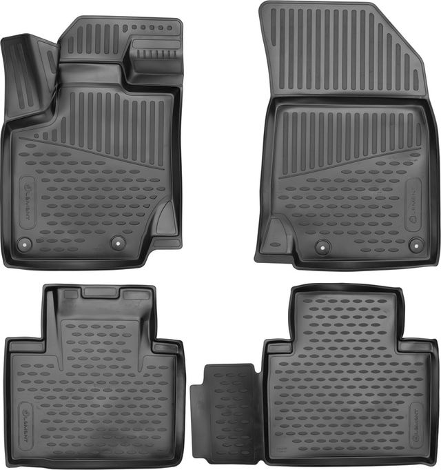 Коврики Element 3D для салона Geely Atlas Pro 2021-2026. Артикул ELEMENT3DAN0177210k