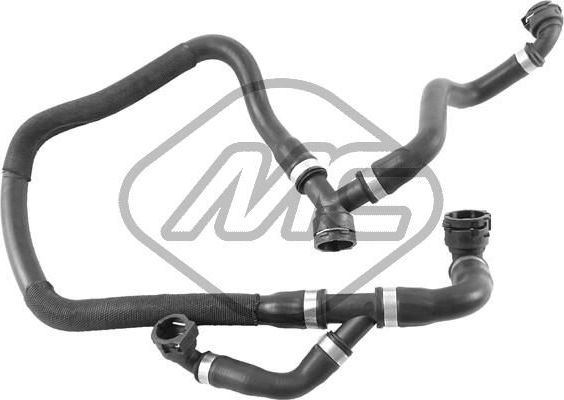 Патрубок радиатора (системы охлаждения) Metalcaucho. Артикул 99282