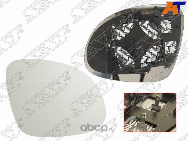 Полотно зеркала VW TIGUAN 07-16 RH (SAT). Артикул STVW70940G1