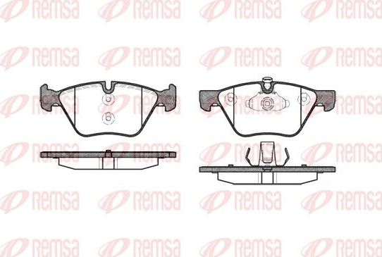Тормозные колодки Remsa. Артикул 1052.00