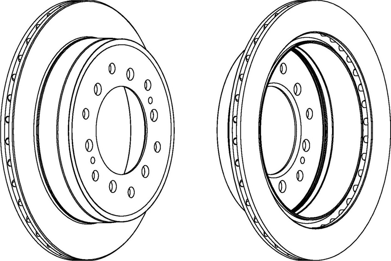 Тормозной диск Ferodo Premier. Артикул DDF1743C