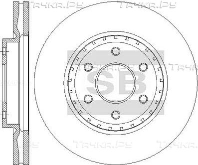 Тормозной диск Sangsin Hi-Q. Артикул SD4276