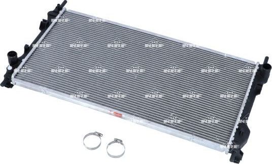 Радиатор охлаждения двигателя NRF (алюминий). Артикул 519697