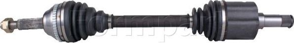 Полуось (привод в сборе, приводной вал) Formpart. Артикул 15380033/S