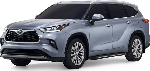 Пороги алюминиевые Rival Bmw-Style круг для Toyota Highlander U70 2020-2026. Артикул D180AL.5711.1