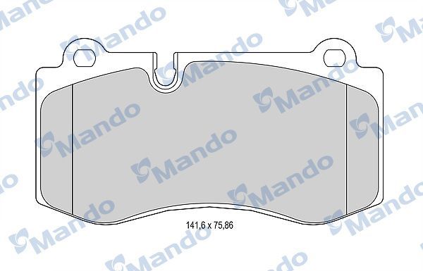 Тормозные колодки Mando. Артикул MBF015673