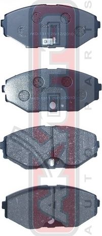 Тормозные колодки Akyoto Packing AKYOTO. Артикул AKD-1311