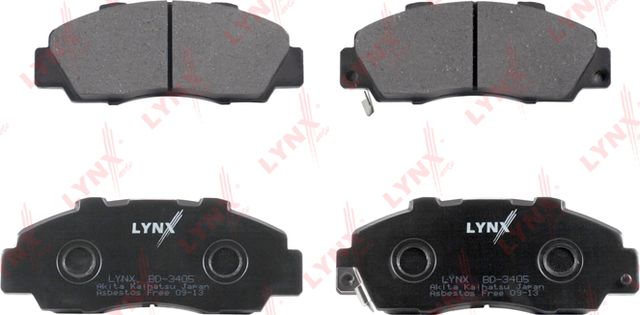 Тормозные колодки LYNXauto передние для Honda CR-V I 1995-2002. Артикул BD-3405