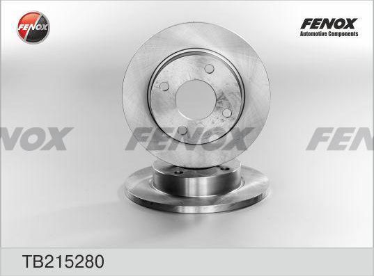 Тормозной диск Fenox передний для Mazda 121 III 1996-2003. Артикул TB215280