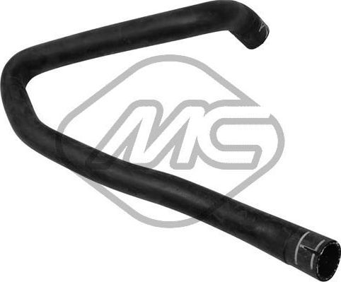 Патрубок радиатора (системы охлаждения) Metalcaucho для Volkswagen Golf VI 2009-2013. Артикул 98041