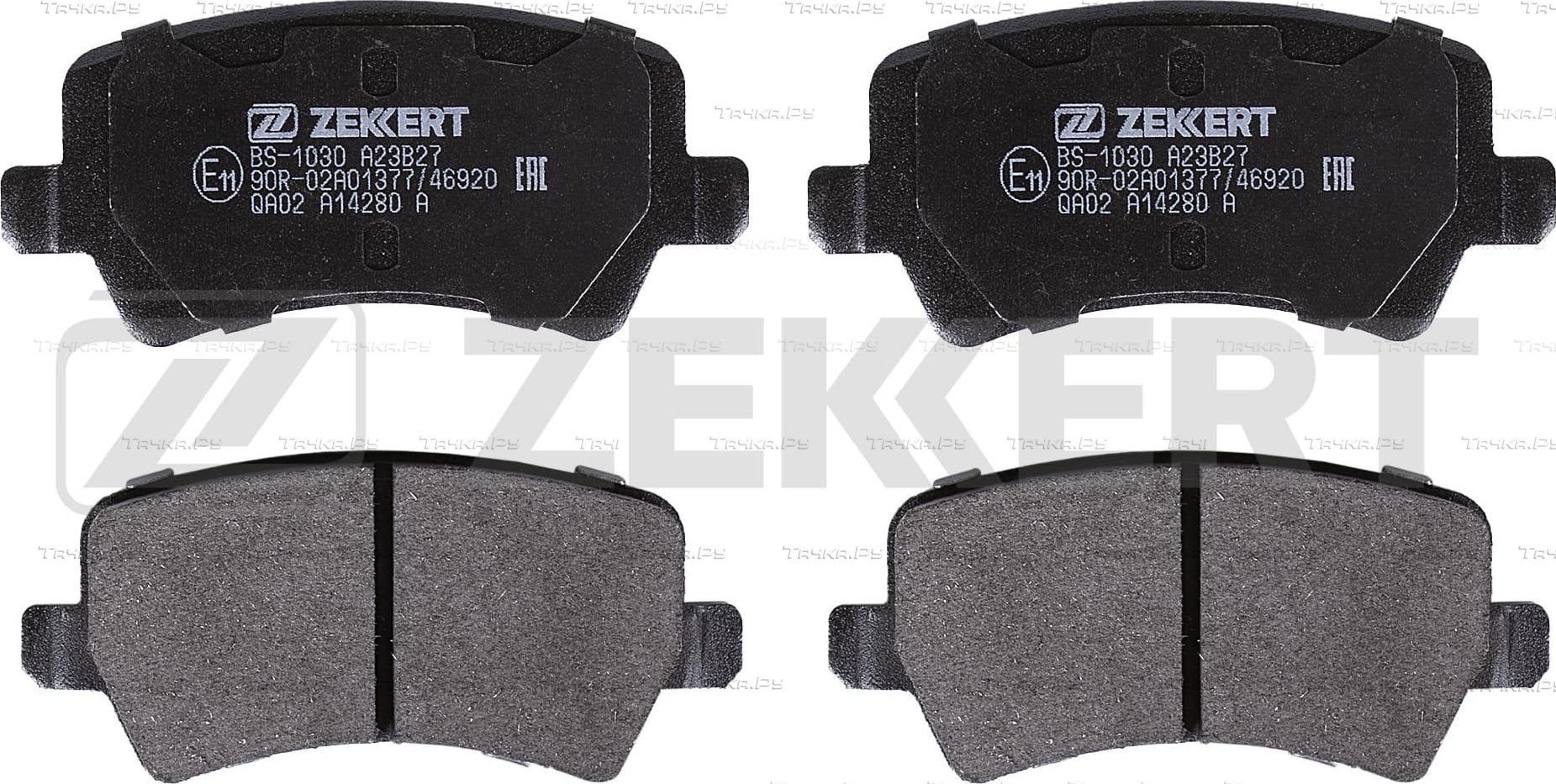 Тормозные колодки Zekkert задние для Volvo XC70 I 2007-2007. Артикул BS-1030