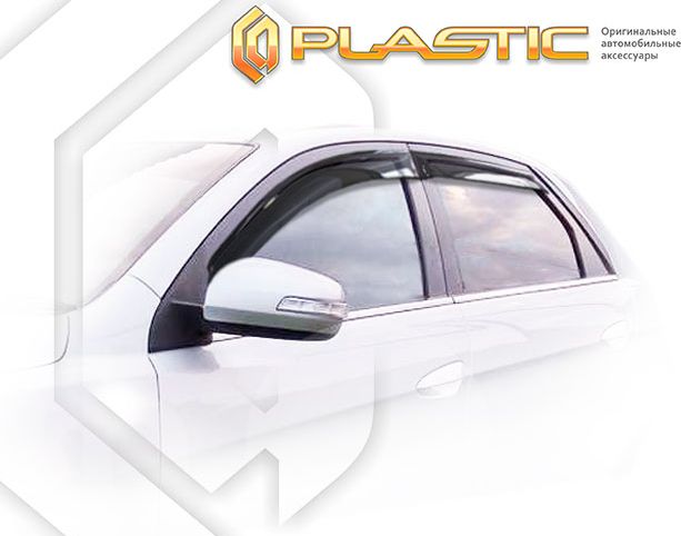 Дефлекторы СА Пластик для окон (Classic полупрозрачный) Dongfeng S30  2014–2026. Артикул 2010030310961
