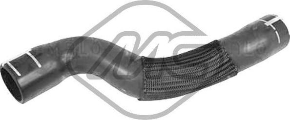 Патрубок радиатора (системы охлаждения) Metalcaucho. Артикул 09194