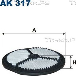 Воздушный фильтр Filtron. Артикул AK 317