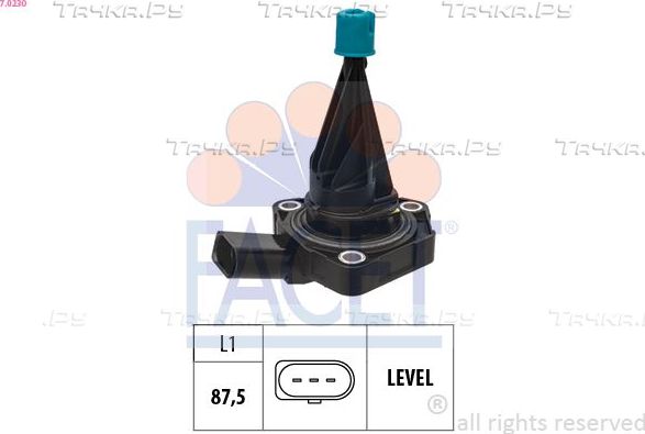 Датчик уровня масла Facet OE Equivalent для SEAT Ibiza IV 2015-2017. Артикул 7.0230
