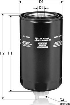 Топливный фильтр  Tecneco Filters. Артикул GS112