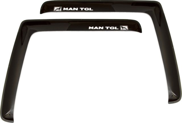 Дефлекторы REIN для окон (накладной скотч 3М) (2 шт.) MAN TGL 2005-2026 Дымчатый. Артикул REINWV853